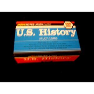 U.S. History (SparkNotes Study Cards) - Cards By SparkNotes - NEW